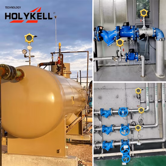 Holykell 防爆 LCD ディスプレイ GPRS 4G ワイヤレス水圧トランスミッター